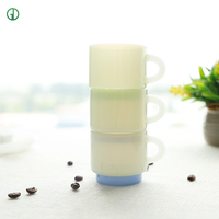 Mug en verre coloré, verre borosilicate à paroi simple, mug à thé, tasse à café avec poignée, tasse à lait en verre coloré personnalisée