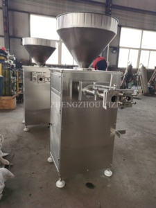 Embutidora de salchichas industrial, picadora de carne, máquina neumática de llenado automática de salchichas al vacío - Product Image 2