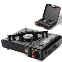 Kits d'outils de barbecue d'extérieur, fourneau à cassette portable léger, réchaud à gaz de camping pour cuisinière de camping