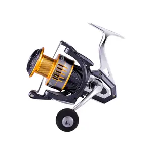 Far Long Cast Spinning Reel Brass Gear Size 2000 to 7000 Boat Fishing Tapered Spool