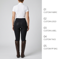 Unisex Batı Binicilik Jodhpur Pantolonu Tam Silikon Kaplama Yan Cepli Yüksek Bel Slim Fit Özelleştirilebilir