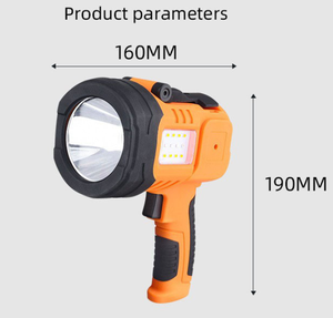 Xách tay sạc <span class=keywords><strong>LED</strong></span> ánh sáng tại chỗ mạnh mẽ cầm tay Spotlight với IP65 đánh giá - Product Image 3