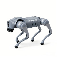 Robot Anjing Empat Kaki Unitree Go2 Air Pro AI dengan LiDAR 4D, Kontrol Suara, dan Remote Aplikasi untuk Hiburan Rumah