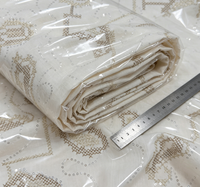 Abayas musulmanes modestes d'été en tissu blanc coton-lin avec broderie Paisley, point de croix et sequins, pour usage quotidien, mariage et tenue religieuse, taille moyenne