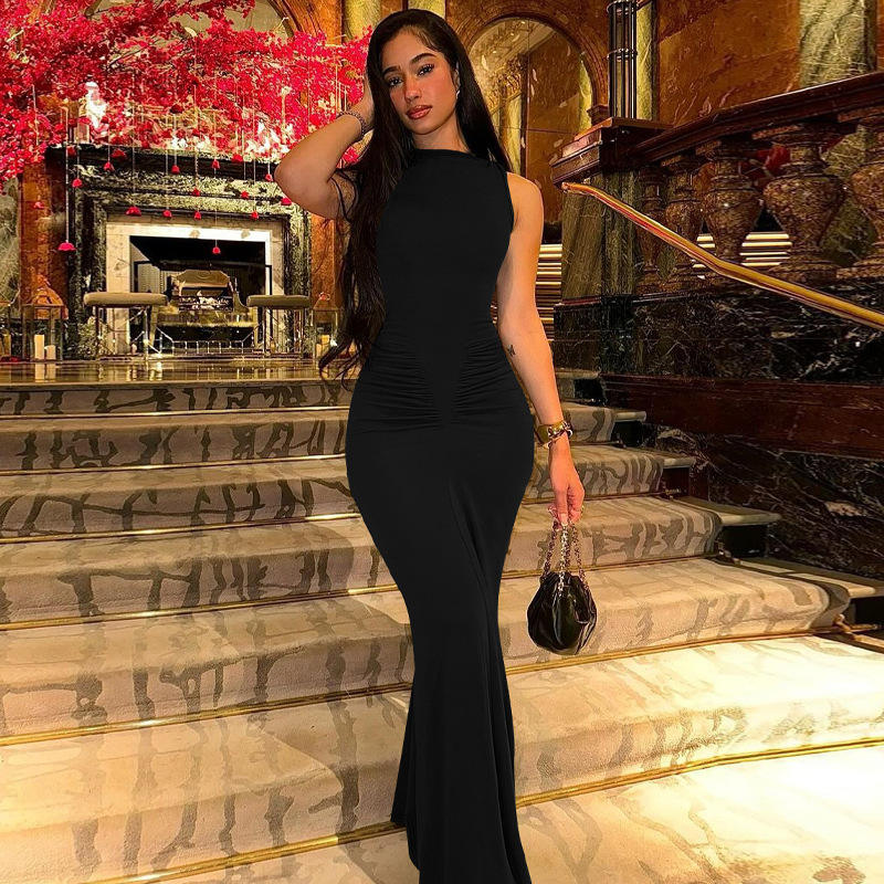 vestidos de material elástico que te permiten ser informal con