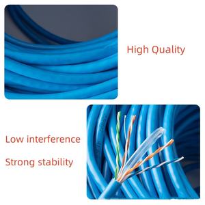 Cables <span class=keywords><strong>de</strong></span> Comunicación <span class=keywords><strong>de</strong></span> Cobre para Redes, Revestimiento <span class=keywords><strong>de</strong></span> PVC para Telecomunicaciones, para Redes Internas, Cable LAN, Cable Cat6 - Product Image 2