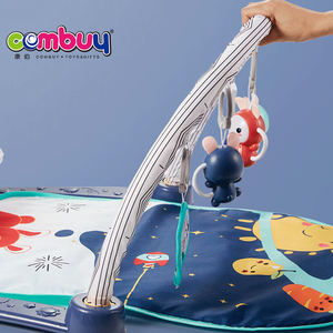 Veilleuse lapin mignon avec télécommande, jouet de piano pour bébés rampant, tapis de jeu pour enfants - Product Image 4