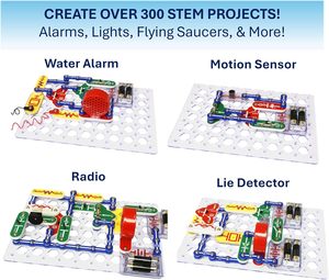 Kit d'expériences électroniques éducatives pour enfants, kit de construction de circuits STEM, kit d'expériences sur l'électricité pour enfants - Product Image 2