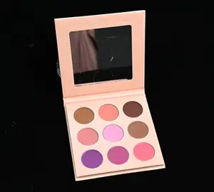 Paleta de sombras para olhos de marca própria personalizada de melhor qualidade sem logotipo de maquiagem de sombra de alto pigmento