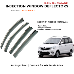 Déflecteurs de fenêtre latérale pare-pluie pour Toyota LC200 2008-2019 accessoires auto - Product Image 2