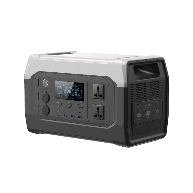 1800W 1024Wh Portable Power Station Lifepo4 Battery MPPT Solar System Generator Pure Sine Wave Jump Starter for Car Solar Panel