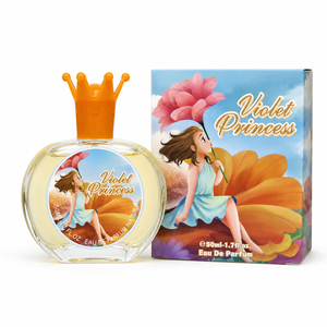 Profumo <span class=keywords><strong>per</strong></span> <span class=keywords><strong>Bambini</strong></span> 50ml con Corona, Eau De Parfum Cartoonesca, Fragranza Floreale Dolce e Duratura, Spray Regalo <span class=keywords><strong>per</strong></span> Bambine OEM ODM - Product Image 2