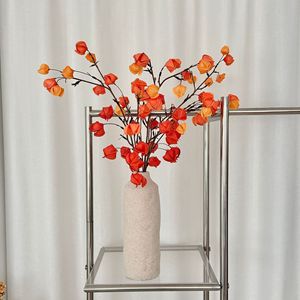 ดอกไม้ประดิษฐ์รูปผลไม้สีส้ม ก้านเดี่ยว คุณภาพสูง สำหรับถ่ายภาพ ตกแต่งบ้าน - Product Image 3