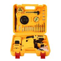 Perceuse électrique sans fil professionnelle 180W 21V, multifonction, vitesse variable, batterie lithium rechargeable, OEM
