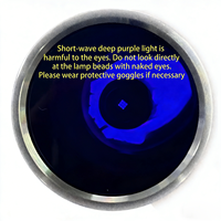 Lampe torche UVC haute puissance M50 10W 254nm 310nm, lampe Scheelite, batterie 21700, lumière ultraviolette LED pour minéraux fluorescents et roches