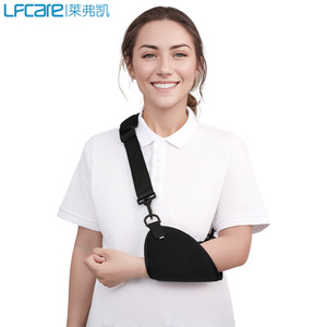 <b>Arm</b> Forearm Sling Breathable Adjustable Support Brace For Adults And Children Unisex Black - Product Image 3