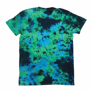 Custom Tie Dye verano estilo de manga corta Camisetas de los hombres 100% algodón cuello redondo diseñador Terry tela impresa patrón - Product Image 1