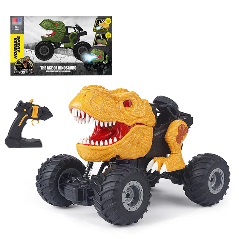 1:18 2.4G Five Channel Smart Spray Remote Control Dinosaur Climbing Vehicle Toy