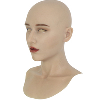 Masque facial en silicone réaliste personnalisé pour Halloween, masque féminin pour travestis, transgenres, drag queens, fêtes sissy