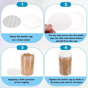 Sellos Autoadhesivos Personalizados OEM, Tapas <span class=keywords><strong>de</strong></span> Espuma PS Resistentes a <span class=keywords><strong>la</strong></span> Manipulación, <span class=keywords><strong>para</strong></span> Botellas y Frascos - Product Image 5