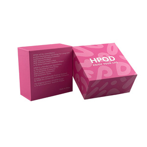 Caja de Regalo de Lujo Rosa Resistente y Reciclable, Caja de Regalo de Cosméticos Rosa con Tapa Dura, Caja de Embalaje de Belleza Reciclable - Product Image 3