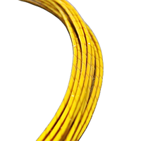 Cable de Poliimida HET-SPC 250V +200C, Conductor de Cobre Plateado Electrolítico, Color Personalizado, Cable Ligero para Comunicación