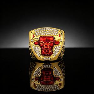 Bague de championnat NBA <span class=keywords><strong>Bulls</strong></span> <span class=keywords><strong>Jordan</strong></span> 1993, bague de mode plaquée or de haute qualité, collection commémorative, vente directe d'usine - Product Image 3