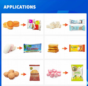 Ngang gói dòng chảy Gói máy đóng gói tấm dùng một lần máy đóng gói nhà bếp Gối máy đóng gói - Product Image 3