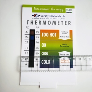 Thermomètres à bande LCD pour intérieur, très vendus, usage courant, 9-27°C, 48-80°F - Product Image 5