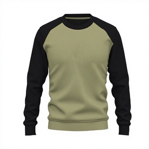 Sudadera de Punto Transpirable Antiarrugas de Alta Calidad para Hombre, 100% Algodón French Terry 280 GSM, Diseño Raglán - Product Image 2
