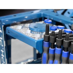 GPPH estante plano tamaño M 252x206x62mm para mesas con agujeros de 16mm - Product Image 4