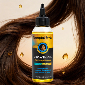 น้ำมันโรสแมรี่บำรุงเส้นผมสำหรับผมหยิกแบบแอฟโฟร บำรุงหนังศีรษะ ช่วยเพิ่มความชุ่มชื้น ซ่อมแซมผมแตกปลาย รับผลิตแบรนด์ส่วนตัว จำหน่ายแบบขายส่ง - Product Image 1