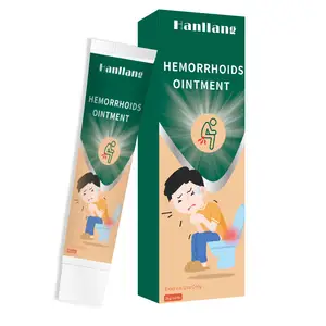 Crema para aliviar el dolor y la picazón en las nalgas de medicina herbal china natural OEM del fabricante, crema para la salud para aliviar las hemorroides