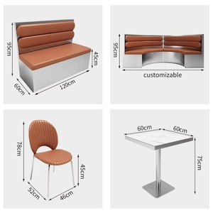 Hot-seller sala da pranzo durevole Multi-purpose in metallo e finto marmo tavoli scelta del ristorante mobili Snack <span class=keywords><strong>bar</strong></span> - Product Image 6