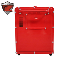 Mesin las generator diesel portabel, generator Las motor generator diesel portabel keluaran AC 5kW
