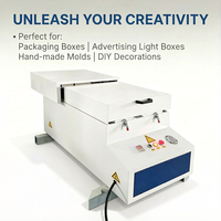 Machine de thermoformage sous vide automatique de bureau pour la fabrication de panneaux lumineux en acrylique
