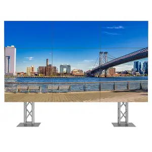 Не 2X2 55 дюймовый комнатный оригинальный бренд 500 нит бесшовные ЖК-видео поддерживающую стенную систему полноэкранный дисплей