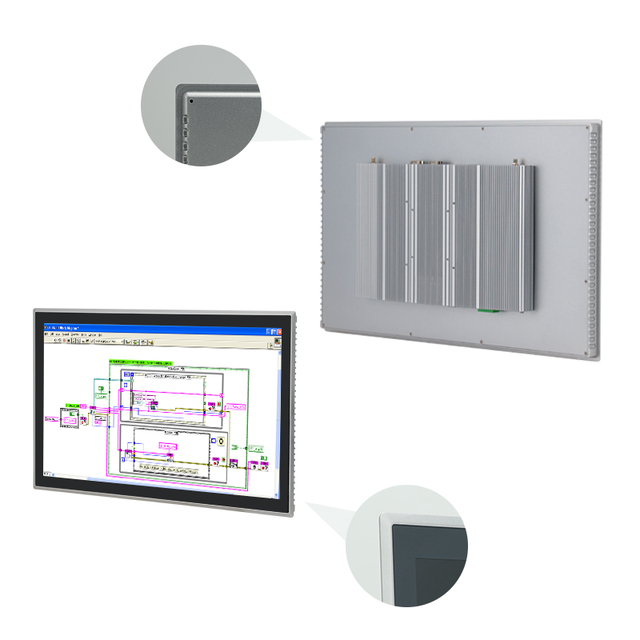 Touchscreen Monitor 8 10.1 10.4 12.1 15 15.6 17 19 21.5 23.8 Inch Touch Screen All-in-one Industrial Panel Pc for Payment Kiosk