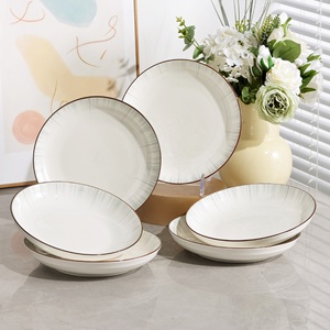 Juego de Vajilla de Porcelana Fina HighLooks, Nueva Colección Ecológica de Estilo Nórdico para Fiestas y Uso Doméstico - Tazones para Arroz, Fideos y Sopa - Product Image 3