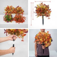 Décoration Artisanale en Soie de Fleurs Sauvages Artificielles et Verdure pour l'Intérieur – Cadeau Fête des Mères – Taille Personnalisable