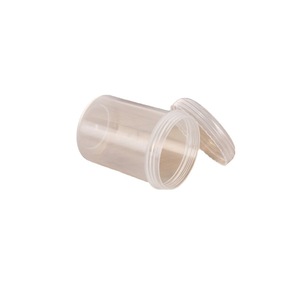 Transparent Plastic Cosmetic Jar 20g Cylinder Shape For Facial Cream Travel Size Storage <b>Container</b> - Product Image 4