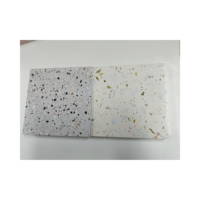 Carreaux de terrazzo en porcelaine mate au design moderne, résistants aux acides et à l'usure, épaisseur 3 mm/8 mm, imitation brique, texture murale