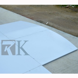 1m x 1m wedding <b>white</b> dance floor round portable aluminum dance floor - Product Image 1