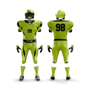 Conjuntos Deportivos Transpirables de Poliéster 100% Sublimado, Tallas Grandes, Todos los Colores, Uniforme de Fútbol Americano, Estilo Adulto, Color Liso - Product Image 2
