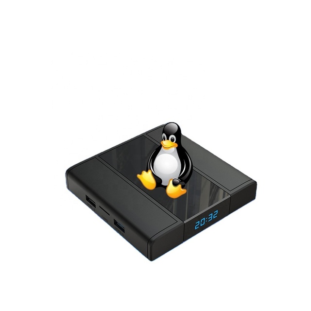 Asher Smart Linux TV Box RK3528 Quad Core 4K 10/100Mbps Ethernet 2.4G/5GHz WiFi Streaming TV BOX