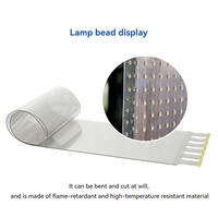 Écran de film flexible transparent couleur pleine gamme intérieur/extérieur 8K HDR10+ étanche IP65 à LED haute performance et économe en énergie