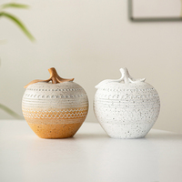 Vente chaude Résine À Motifs Moderne Décor À La Maison Apple Moderne Fruits Artificiels Décor À La Maison De Table Artisanat Décor À La Maison Accessoires