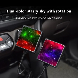 Romantique Auto Accessoires voix activée ciel étoilé projecteur lampe voiture toit plafond étoile lumière voiture Usb Led lumière décorative - Product Image 2