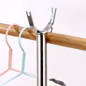 Wholesale Stainless Steel Eco-friendly Modern <strong>Clothes</strong> Drying Fork Rack 60cm Clothing Organizer Household Product - Product Image 4