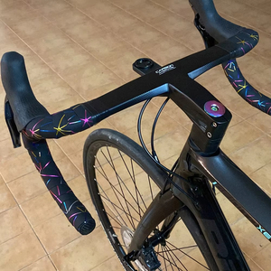 Xe đạp đường xử lý Bar với thân cây đầy đủ sợi carbon tích hợp thả tay lái 28.6mm xe đạp Carbon fibre tay lái phụ kiện - Product Image 3